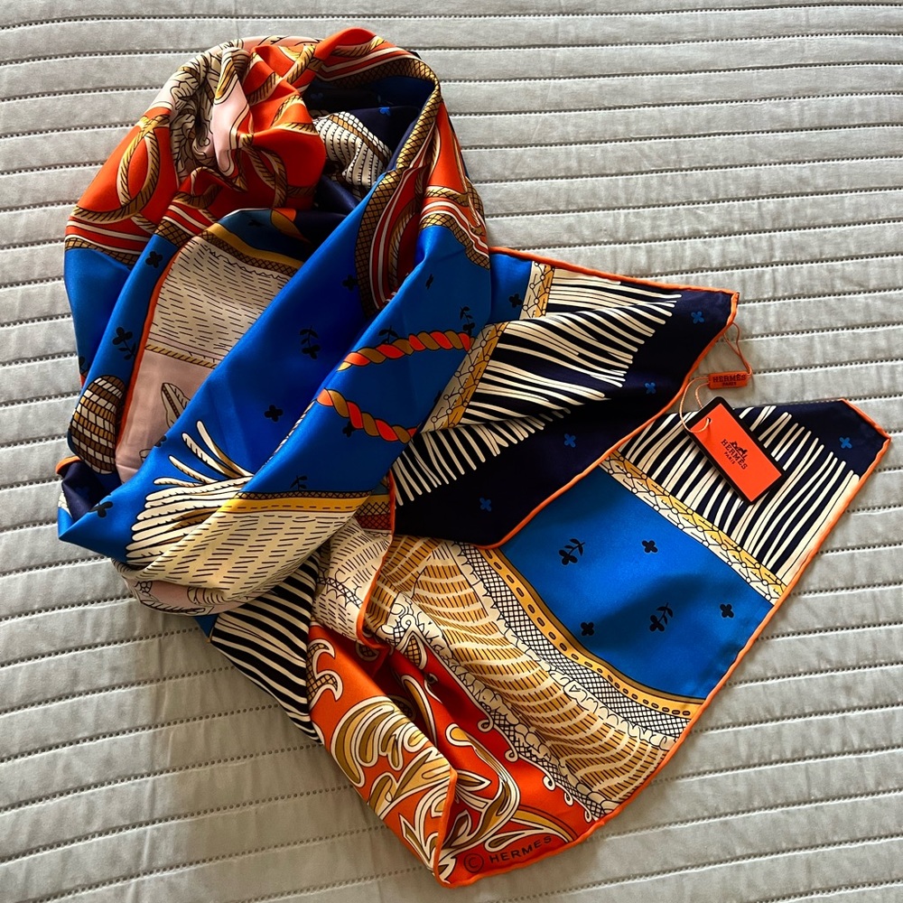 Hermes Silk Scarf